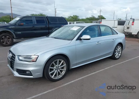 2014 Audi A4 2.0T Premium from USA, damaged, VIN WAUFFAFL1EN043124